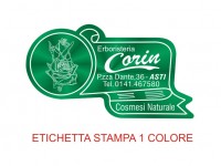 Etichette adesive per erboristerie, cosmetica, cosmesi (mm52X29)  (cod.14M )